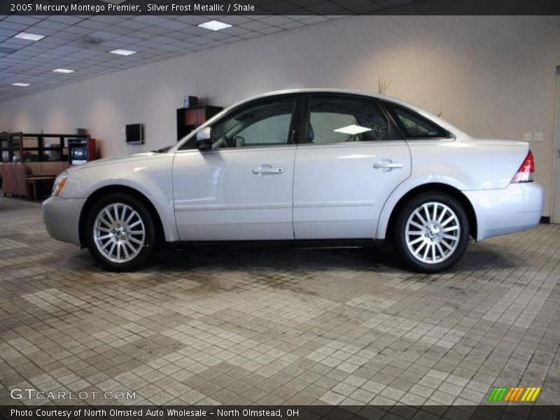 Silver Frost Metallic / Shale 2005 Mercury Montego Premier
