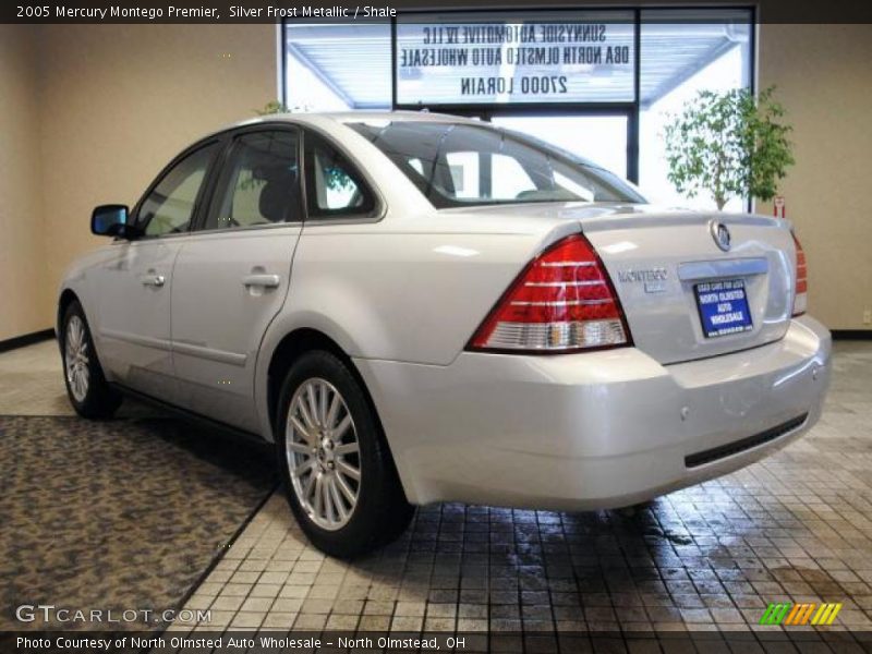 Silver Frost Metallic / Shale 2005 Mercury Montego Premier