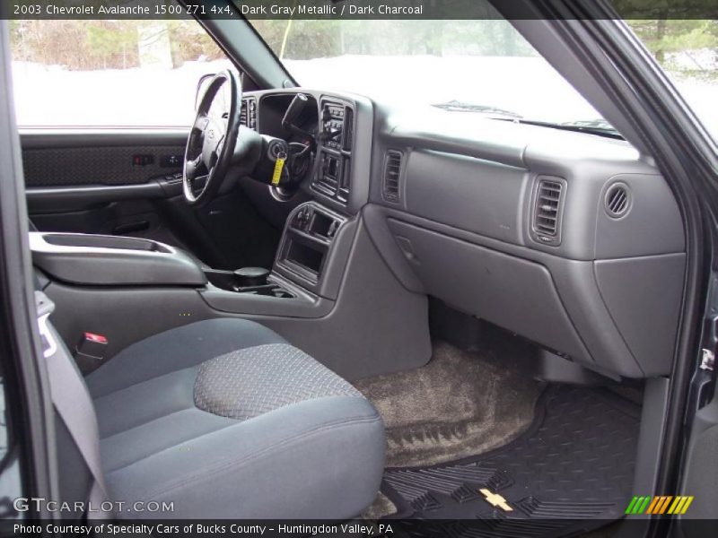 Dark Gray Metallic / Dark Charcoal 2003 Chevrolet Avalanche 1500 Z71 4x4