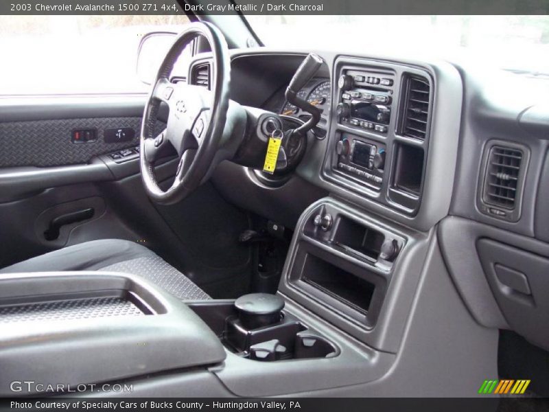 Dark Gray Metallic / Dark Charcoal 2003 Chevrolet Avalanche 1500 Z71 4x4