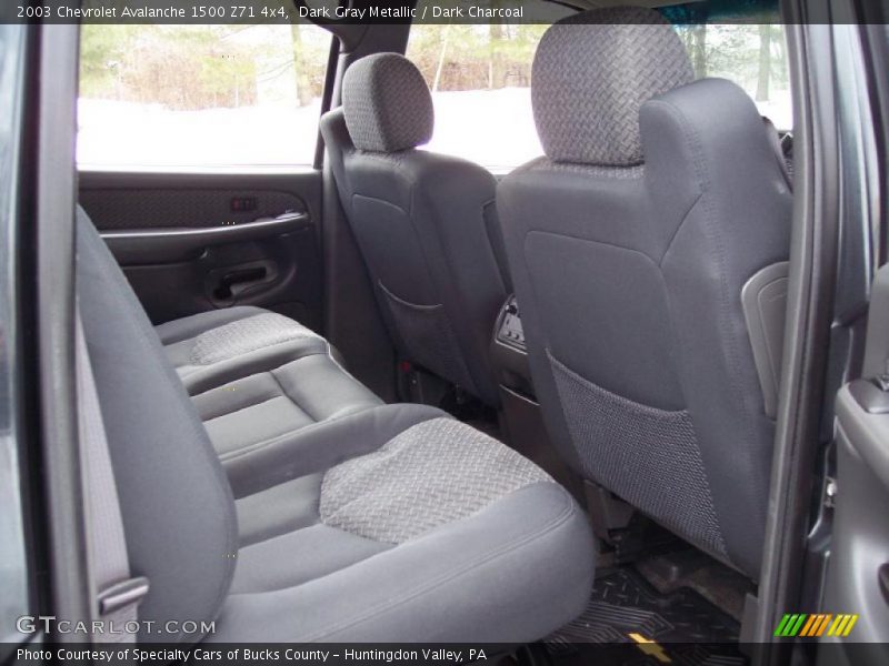 Dark Gray Metallic / Dark Charcoal 2003 Chevrolet Avalanche 1500 Z71 4x4
