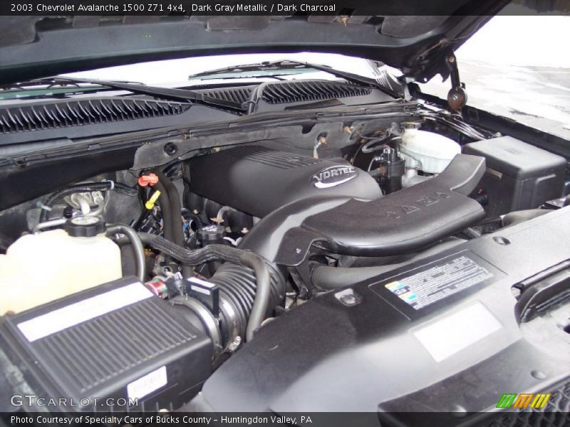 Dark Gray Metallic / Dark Charcoal 2003 Chevrolet Avalanche 1500 Z71 4x4