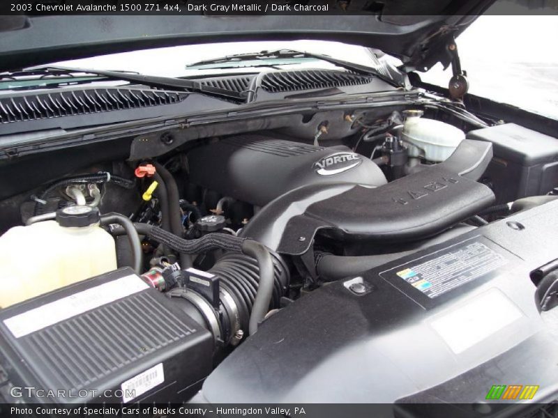 Dark Gray Metallic / Dark Charcoal 2003 Chevrolet Avalanche 1500 Z71 4x4
