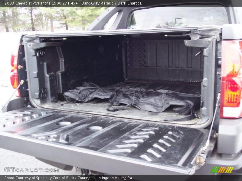 Dark Gray Metallic / Dark Charcoal 2003 Chevrolet Avalanche 1500 Z71 4x4