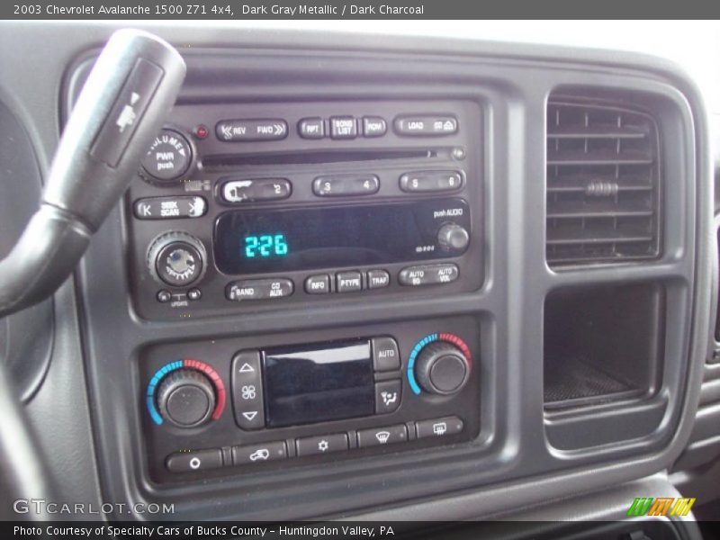 Dark Gray Metallic / Dark Charcoal 2003 Chevrolet Avalanche 1500 Z71 4x4