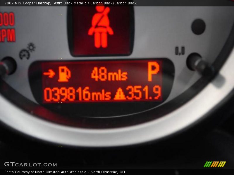 Astro Black Metallic / Carbon Black/Carbon Black 2007 Mini Cooper Hardtop