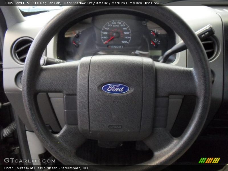 Dark Shadow Grey Metallic / Medium Flint/Dark Flint Grey 2005 Ford F150 STX Regular Cab