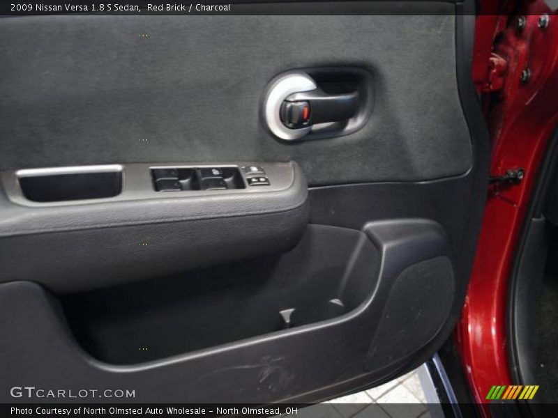Red Brick / Charcoal 2009 Nissan Versa 1.8 S Sedan