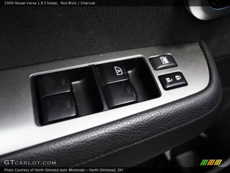 Red Brick / Charcoal 2009 Nissan Versa 1.8 S Sedan