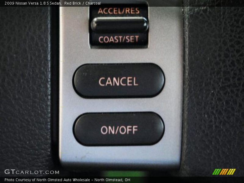 Red Brick / Charcoal 2009 Nissan Versa 1.8 S Sedan