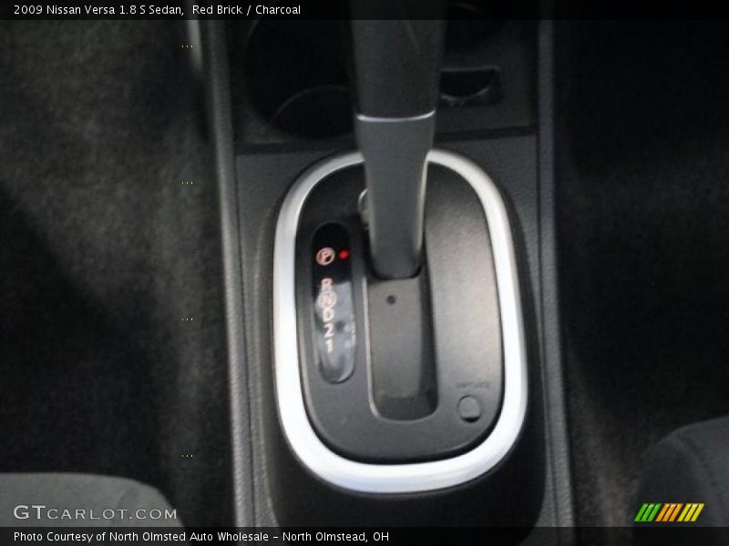 Red Brick / Charcoal 2009 Nissan Versa 1.8 S Sedan