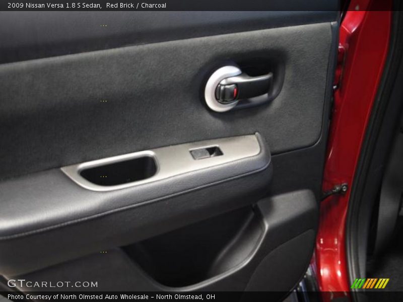 Red Brick / Charcoal 2009 Nissan Versa 1.8 S Sedan