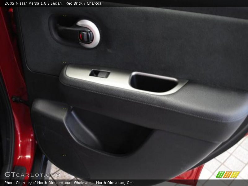 Red Brick / Charcoal 2009 Nissan Versa 1.8 S Sedan