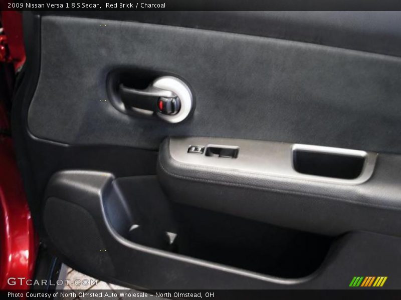 Red Brick / Charcoal 2009 Nissan Versa 1.8 S Sedan