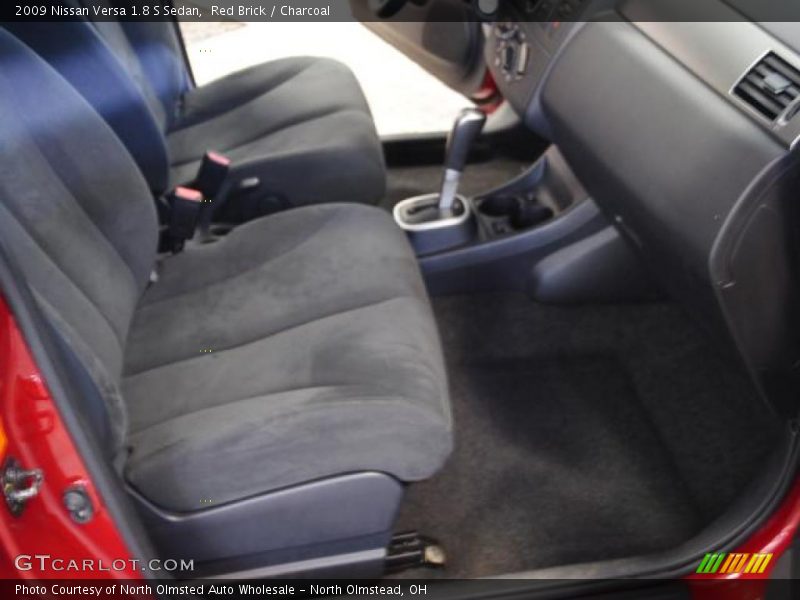 Red Brick / Charcoal 2009 Nissan Versa 1.8 S Sedan