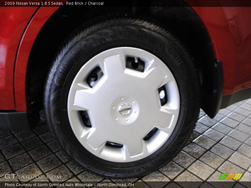 Red Brick / Charcoal 2009 Nissan Versa 1.8 S Sedan