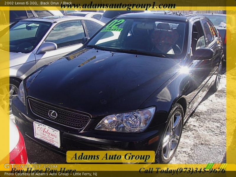 Black Onyx / Black 2002 Lexus IS 300