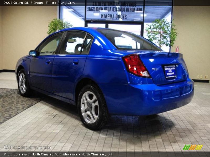 Electric Blue / Grey 2004 Saturn ION 3 Sedan