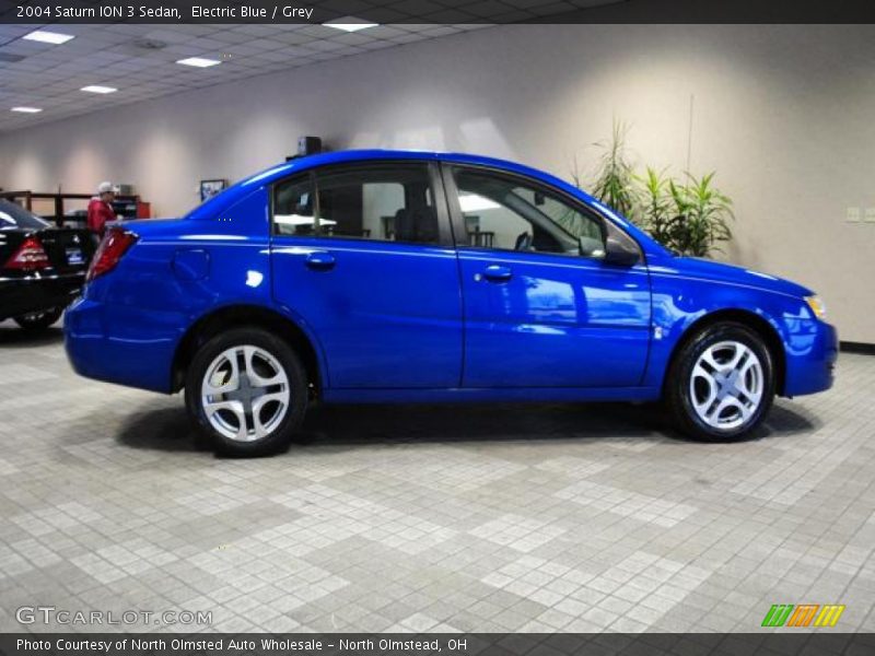 Electric Blue / Grey 2004 Saturn ION 3 Sedan