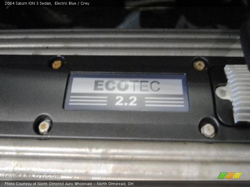 Electric Blue / Grey 2004 Saturn ION 3 Sedan