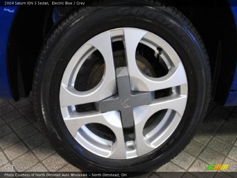 Electric Blue / Grey 2004 Saturn ION 3 Sedan