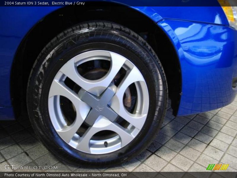 Electric Blue / Grey 2004 Saturn ION 3 Sedan