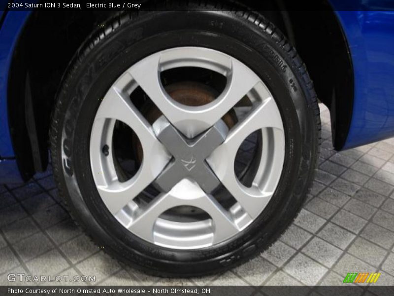 Electric Blue / Grey 2004 Saturn ION 3 Sedan