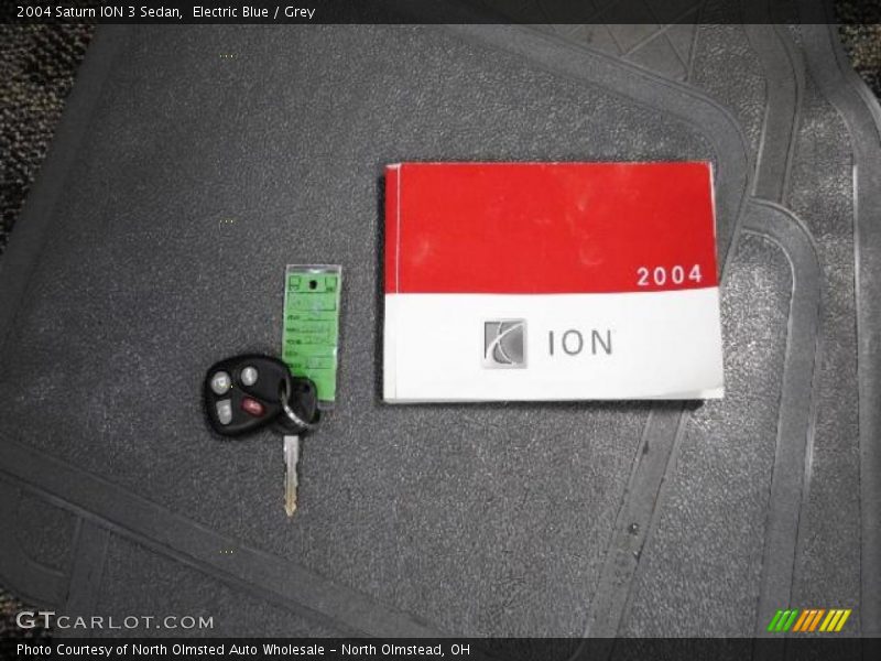 Electric Blue / Grey 2004 Saturn ION 3 Sedan