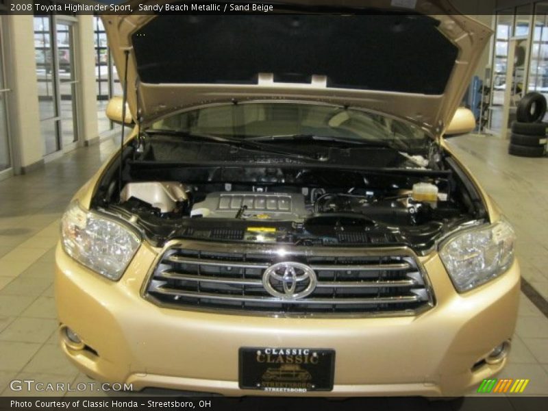 Sandy Beach Metallic / Sand Beige 2008 Toyota Highlander Sport