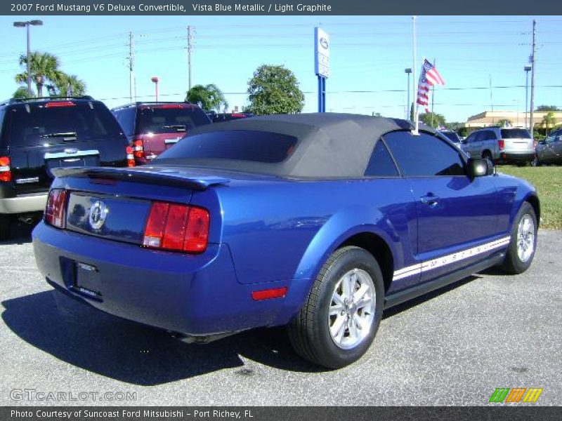 Vista Blue Metallic / Light Graphite 2007 Ford Mustang V6 Deluxe Convertible
