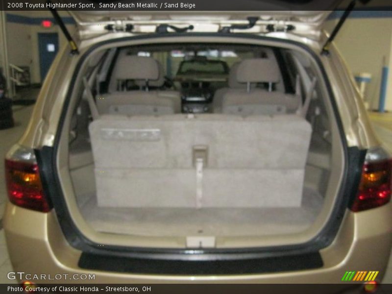 Sandy Beach Metallic / Sand Beige 2008 Toyota Highlander Sport