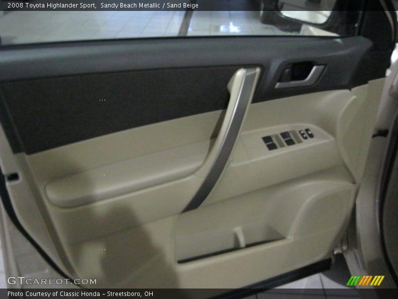 Sandy Beach Metallic / Sand Beige 2008 Toyota Highlander Sport