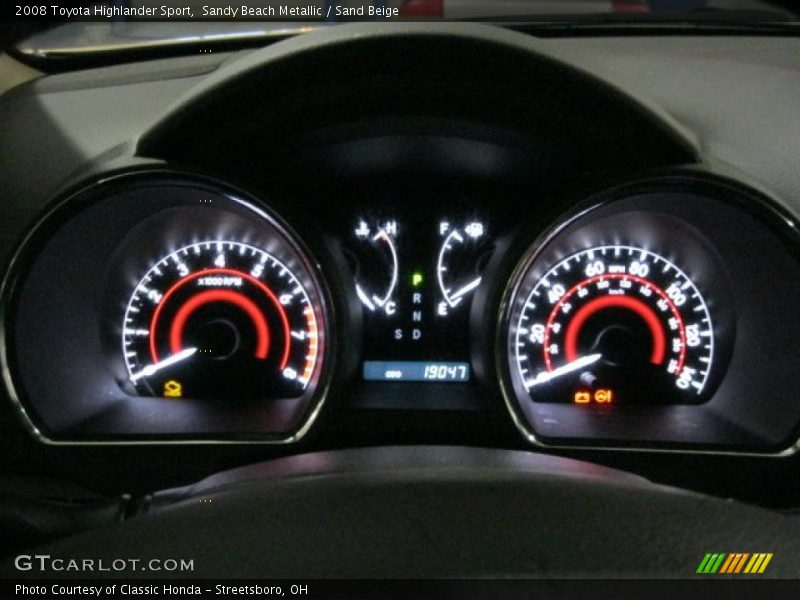 Sandy Beach Metallic / Sand Beige 2008 Toyota Highlander Sport