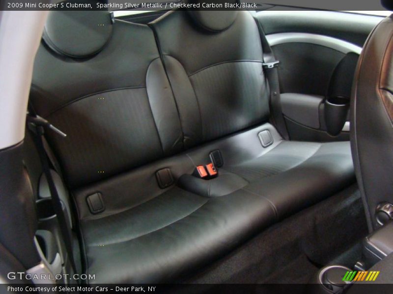 Sparkling Silver Metallic / Checkered Carbon Black/Black 2009 Mini Cooper S Clubman