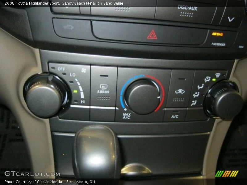 Sandy Beach Metallic / Sand Beige 2008 Toyota Highlander Sport