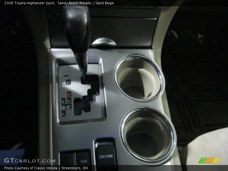 Sandy Beach Metallic / Sand Beige 2008 Toyota Highlander Sport