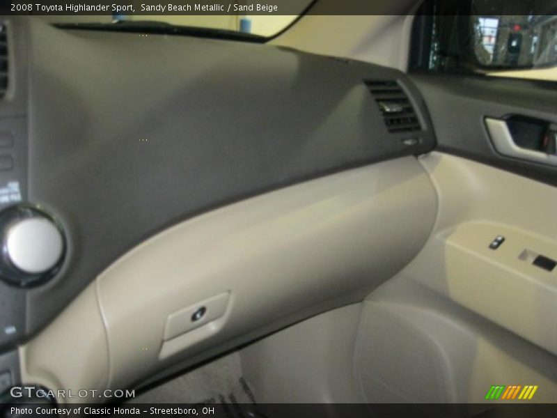 Sandy Beach Metallic / Sand Beige 2008 Toyota Highlander Sport