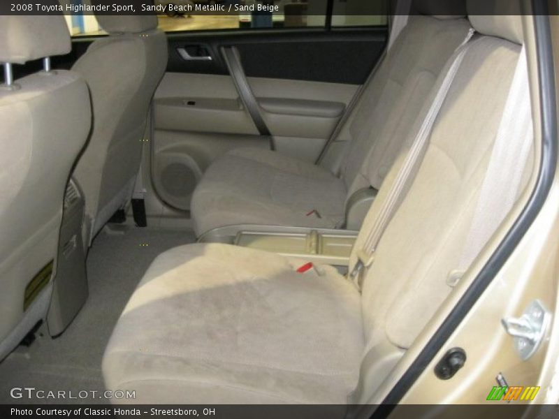 Sandy Beach Metallic / Sand Beige 2008 Toyota Highlander Sport