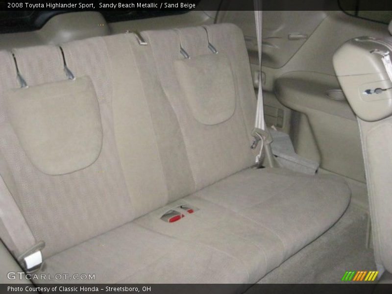 Sandy Beach Metallic / Sand Beige 2008 Toyota Highlander Sport