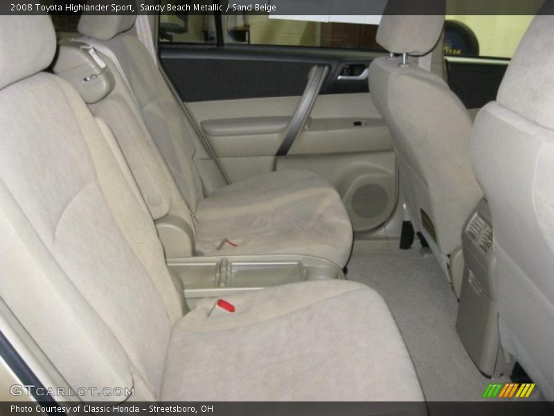 Sandy Beach Metallic / Sand Beige 2008 Toyota Highlander Sport