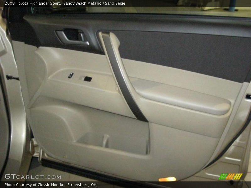 Sandy Beach Metallic / Sand Beige 2008 Toyota Highlander Sport