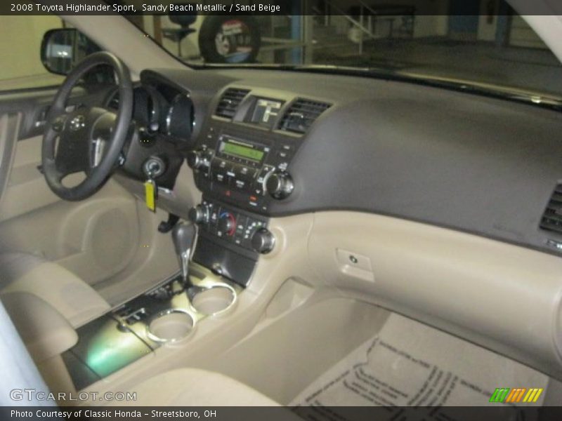 Sandy Beach Metallic / Sand Beige 2008 Toyota Highlander Sport