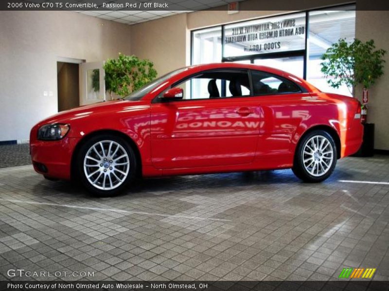 Passion Red / Off Black 2006 Volvo C70 T5 Convertible