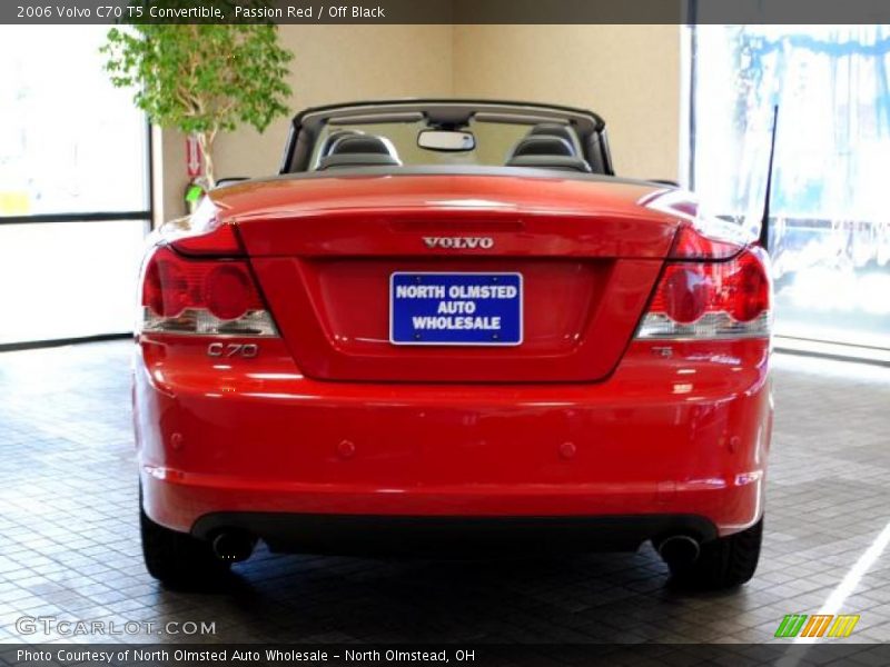 Passion Red / Off Black 2006 Volvo C70 T5 Convertible
