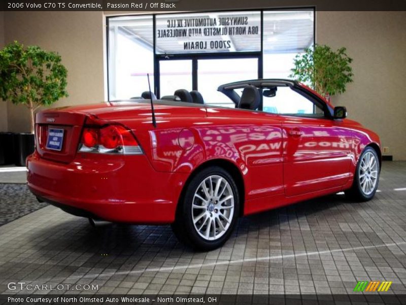Passion Red / Off Black 2006 Volvo C70 T5 Convertible