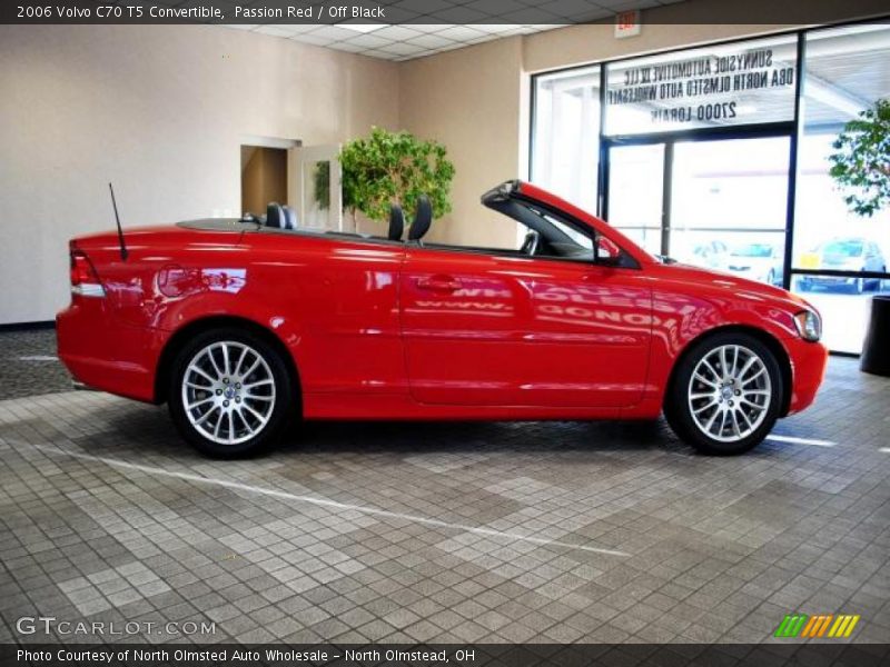 Passion Red / Off Black 2006 Volvo C70 T5 Convertible