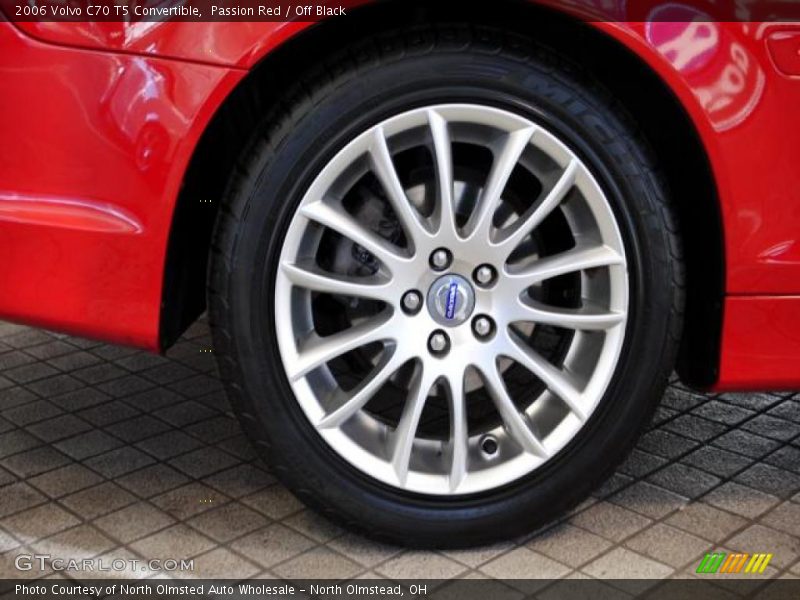Passion Red / Off Black 2006 Volvo C70 T5 Convertible