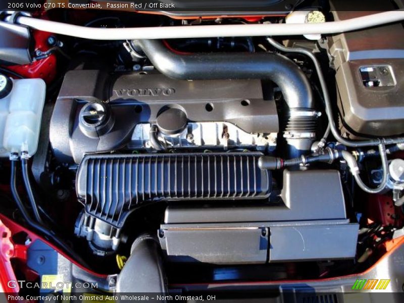 Passion Red / Off Black 2006 Volvo C70 T5 Convertible