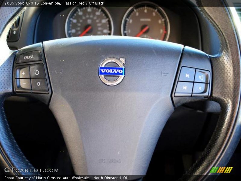 Passion Red / Off Black 2006 Volvo C70 T5 Convertible