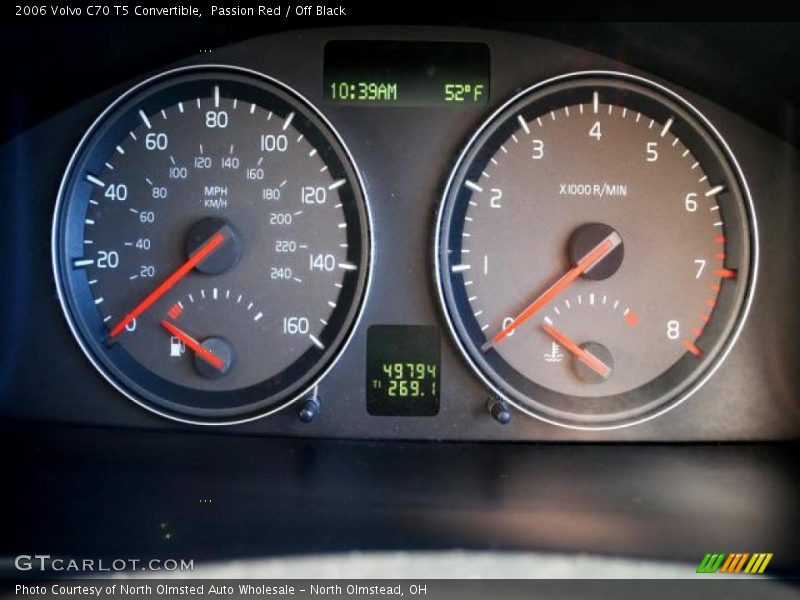 Passion Red / Off Black 2006 Volvo C70 T5 Convertible